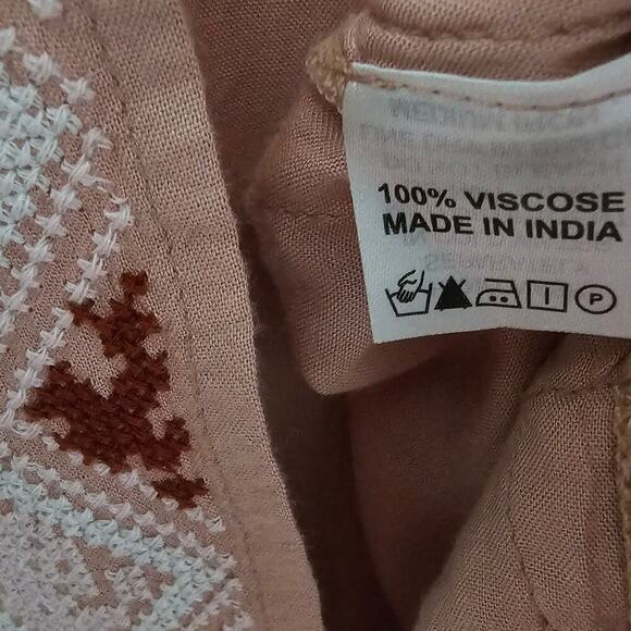 Melissa Odaabash Bohemian Embroidered Fringe Swim Coverup Cardigan OS Summer‎ - Picture 10 of 11